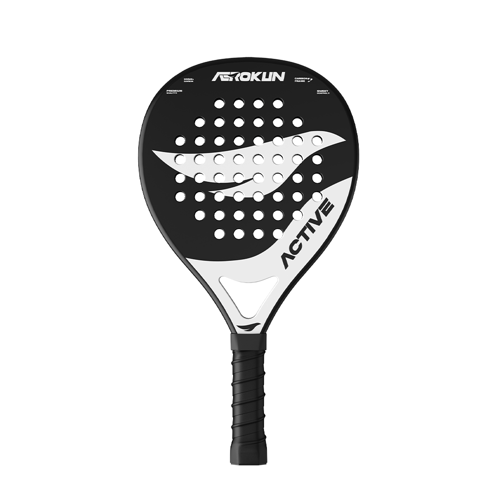 Lightweight Padel Racket 3k Carbon Fiber Board Eva Face Portable Tear Drop Paddle Racket