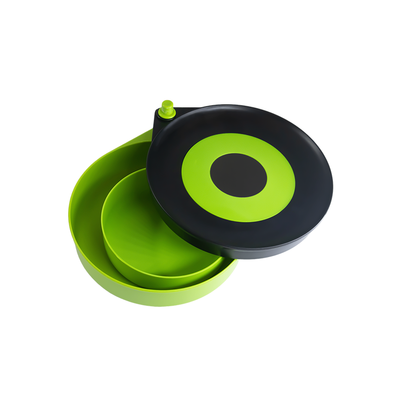 Rounded Customized Fishing Bait Box Accessories Fishing Lure Box Fish Food Bait Basin Container Basin Bowl Bait Trays